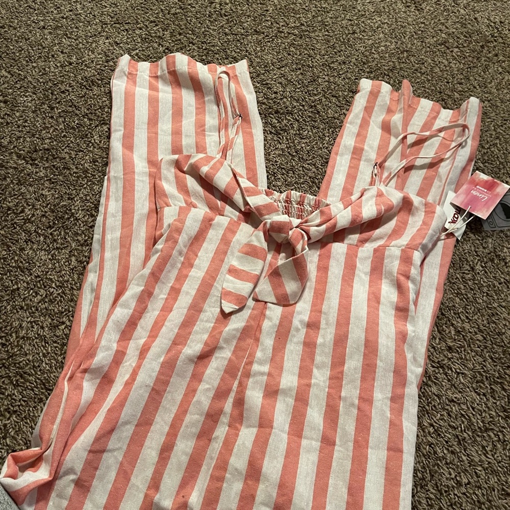 Floor length jump suit